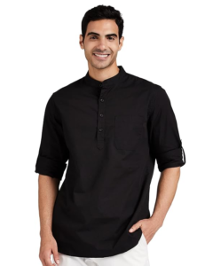 Styleza Fashion Hub Men Cotton Kurta Placket Shirt | Round Collar Casual Shirt