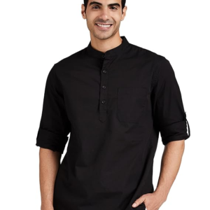 Styleza Fashion Hub Men Cotton Kurta Placket Shirt | Round Collar Casual Shirt